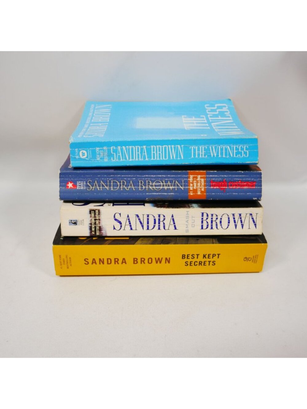 Sandra Brown Lot Of 4 Paperback Books: Best Kept Secrets Smash Cut Tough Custome
